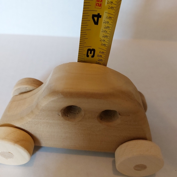 🔴Buy 2 - Get 1 -- Set of 3 Handmade Wooden Cars, Unfinished - Picture 11 of 16